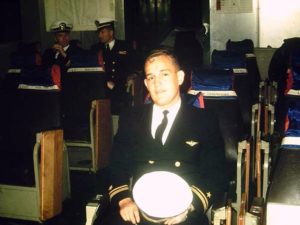04-1962 USS Midway, Squadron Ready Room LTJG Mike Hoff