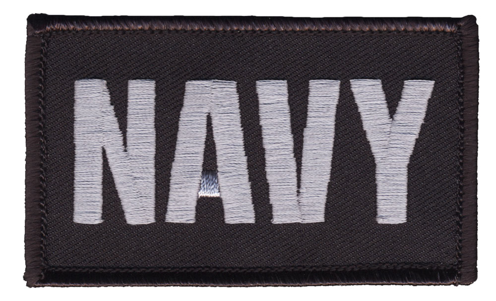 U.S. Navy Hook & Loop Patch (Black) - National POW/MIA Memorial & Museum