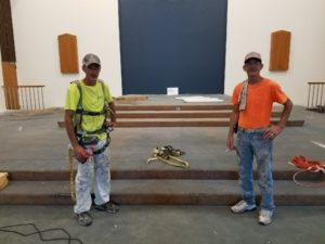 Painters Andy Gause (left) & David Hardesty (right)