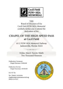 Chapel Dedication Invitation