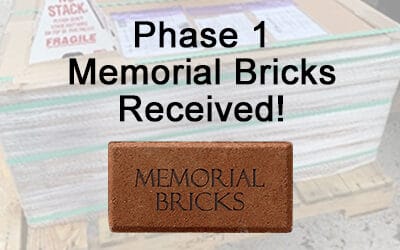 Phase 1 Order for Memorial Bricks Received!