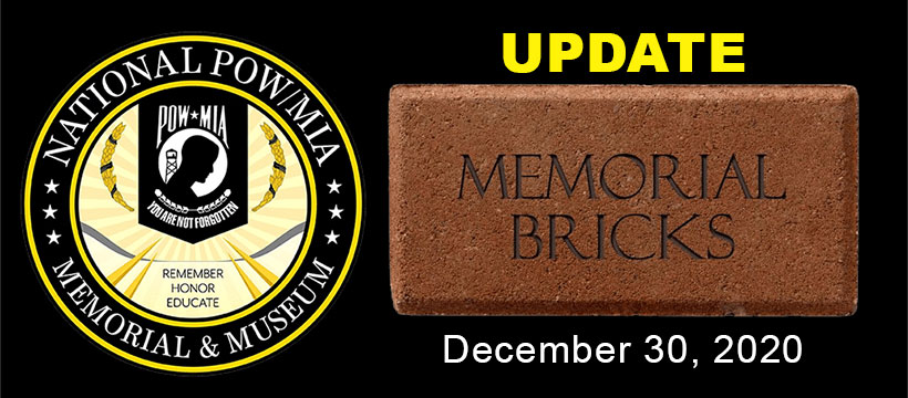 Memorial Brick Update