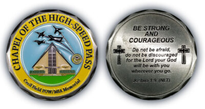 Chapel of the High Speed Pass Challenge Coin