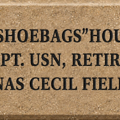 4x8 Brick 3 Lines Of Text Sample