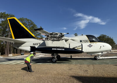Moving The S3 Viking To The Ceciel Field Legacy Plaza And Memorial 10