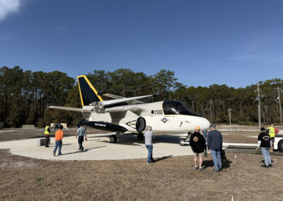 Moving The S3 Viking To The Ceciel Field Legacy Plaza And Memorial 11