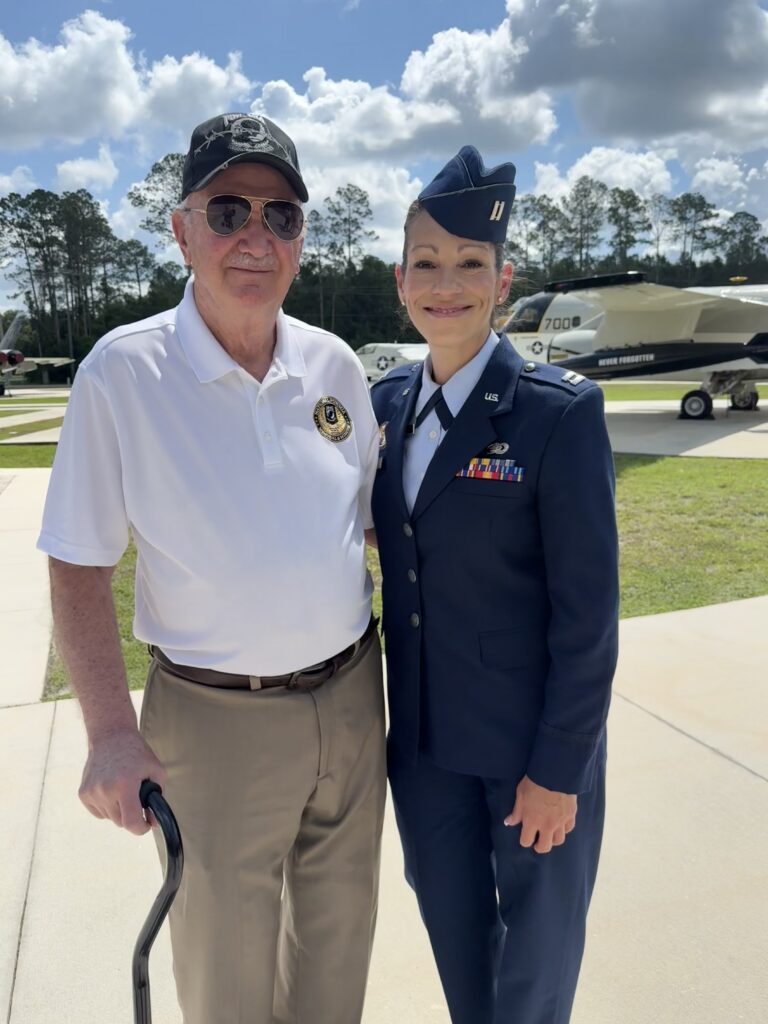 R Pow Dale Raebel Capt Usn Ret With Capt Montana Banks Dpaa