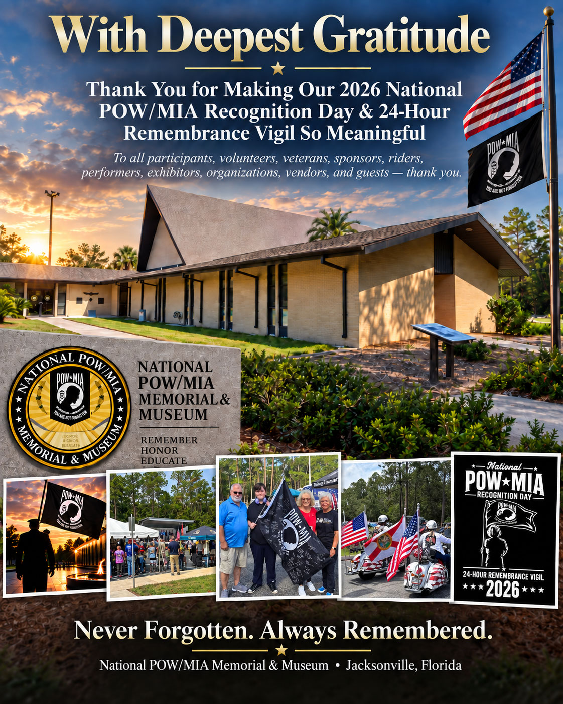 POW/MIA Recognition Day Thank You